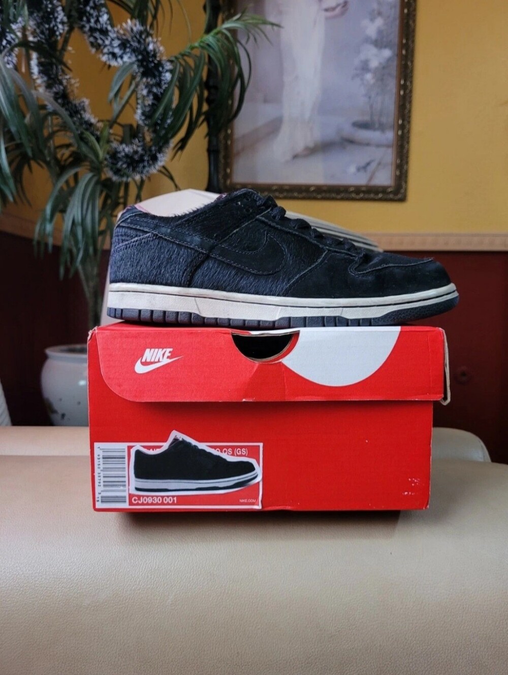 Nike Dunk Low 2007 Horse Pack Womens Size 6 Black Shoes